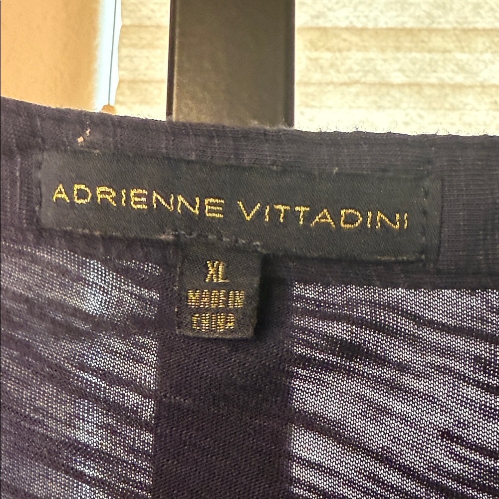 Adrienne Vittadini Midnight Blue Blouse - Picture 2 of 2